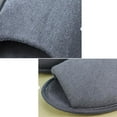thumbnail image 3 of EeaseMX pares de pantuflas desechables para hombre, portátiles y plegables, ideales para viajes y hoteles (grises), 3 of 7