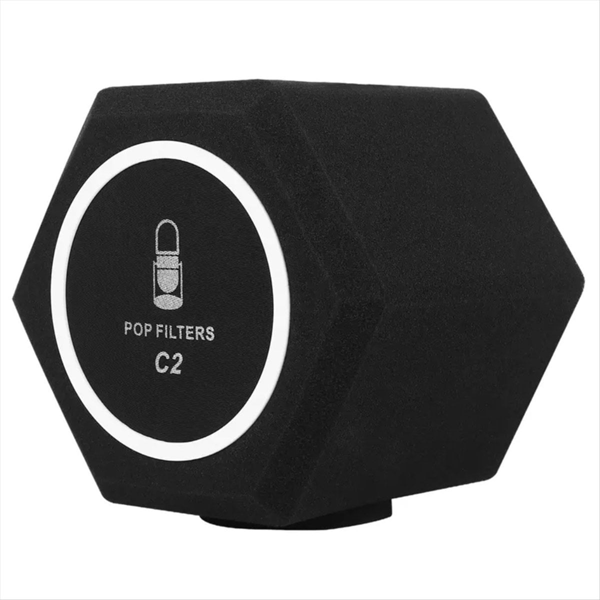 C2 Microphone Wind Shield Foam Filter Vocal Isolation Ball for Recording Studio