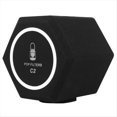 thumbnail image 4 of C2 Micrófono -Filter Protector el Viento Acústico para Estudios de Grabación Espuma Absorbente Sonido Bola Aislamiento Vocal, 4 of 5