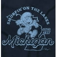 thumbnail image 2 of Michigan MI Great Lakes Life Smurfs Men's Graphic T Shirt Tees Brisco Brands S, 2 of 4
