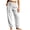 White, variant on Womens Cargo Pants Women Flare Chino Belted Waist - Zip Fly Office Light Blue L