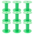 thumbnail image 1 of HONITANO 10Pcs Practical Green Ribbon Storage Organizer Plastic Spools for Sewing and Craft Projects, 1 of 6