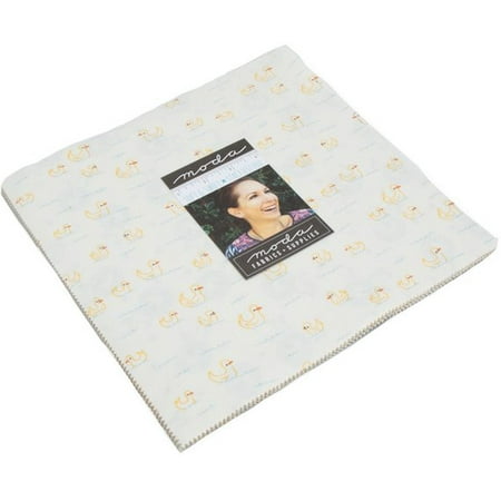 Sweet Cakes Flannel - Soft Sweet Flannel Grey Moda Junior Layer Cake by Stacy Iest Hsu; 20 - 10