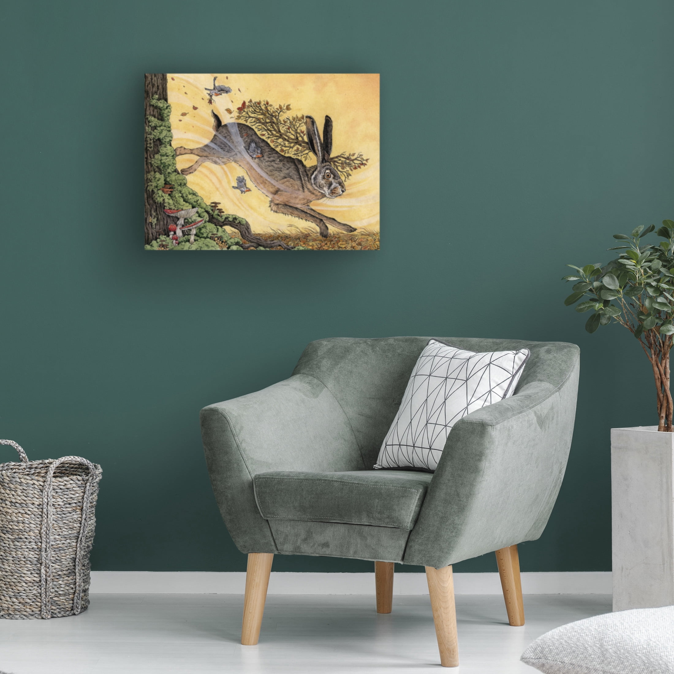 Trademark Fine Art Lea Chaillaud Autumn Winds Canvas Wall Art