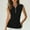 Black, variant on QUINDOS Tank Tops for Women Workout Yellow Summer Sports Breathable Mesh Tank Tops Zipper T-shirt Baseball Sports Shirt Top Camisoles for Women