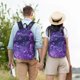 thumbnail image 4 of Disketp Purple Bubble Abstract Art Mochila de Lona Estampada, Mochila Escolar de Viaje Ligera para Estudiantes y Portátil-Small, 4 of 5