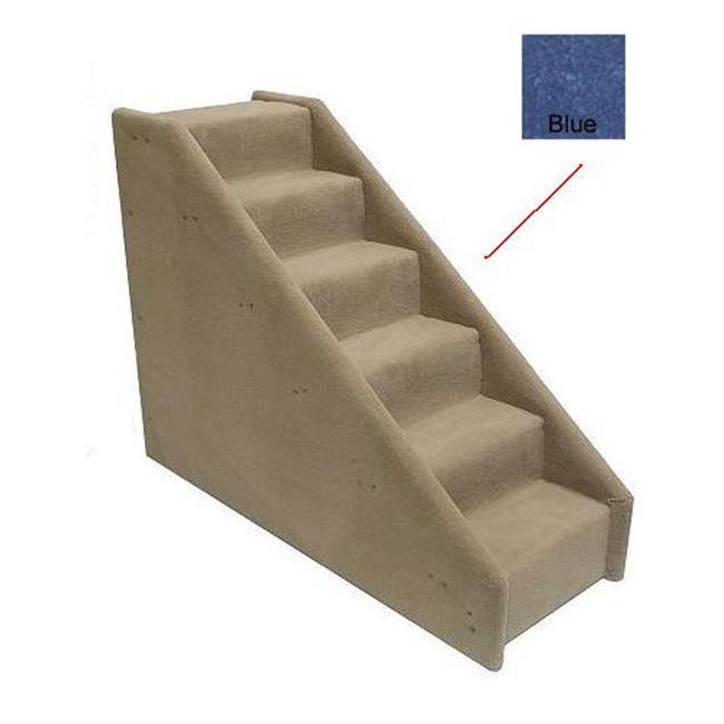 Essential Pet Products MINI6BL Mini 6 Step Pet Stairs Blue Walmart