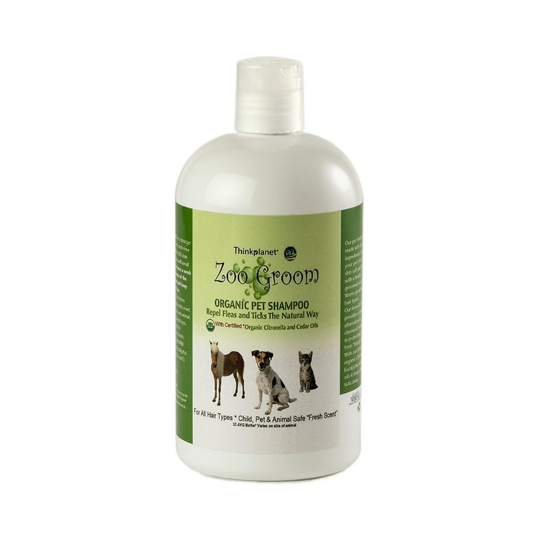 Organic Citronella and Cedar Pet Shampoo Concentrate (16 oz