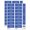 Dark Blue, variant on Scanned Double Line Border Document Sticker Set - White - Matte Finish - 1.25" Mini