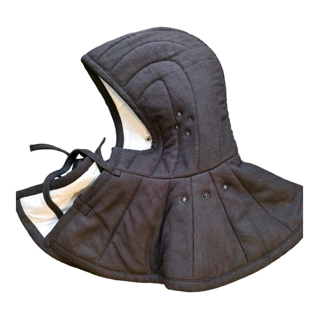 Esquirla Arming Cap Fashion Halloween Cosplay Accessory Lightweight Hood with Collier Black
