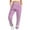 Pink, variant on Xixinqiwan Women Baggy Sweatpants Casual Floral Printed Sweat Pant Elacstic Waist Tapered Women Pants Running Joggers