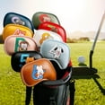 thumbnail image 1 of pitrice 9Pcs Golf Iron Headcover Set Golf Club Head Cover Sleeve for Outdoor Sports Multicolor, 1 of 5