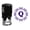 Violet, variant on Printtoo Office Stationary Octagon Celtic Swirl Frame Alphabet Q Monogram Initial R-40 Self Inking Rubber Stamp-Black
