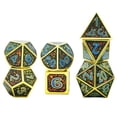 thumbnail image 4 of 7 dados de Metal de varios lados D4 D6 D8 D10 D12 D20 para MTG DND RPG Party Game #3 C Zulema Juego de dados poliédricos, 4 of 6