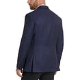 thumbnail image 2 of Tayion Collection Mens Classic-Fit Jacquard Suit Jacket 46 Long Navy/Purple  NWT, 2 of 4