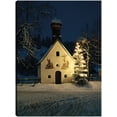 thumbnail image 1 of Cuadro Decorativo - Acogedora capilla de invierno Jr  Impresión en canvas, estrechado., 1 of 2