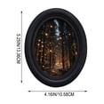 thumbnail image 3 of Boho Vintage Sun Round Wall Art Decor Framed, Neutral Sunrise Mountain Woodland Canvas Wall Art Prints Artwork, Gothic Moody Wall Hanging Door Decor for Bedroom Living Room, 3 of 6