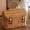 Brown, variant on 9.3'' Easter House-Shaped Rattan Gift Basket with Lid - Whimsical Woven Picnic & Harvest Basket with Handle, Charming Fairy Cottage Storage for Easter Eggs, Toys, and Spring Holiday Decor(Brown)