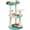 Indigo/Beige, variant on Yaheetech 35.6″ Tall Ocean Cat Tree with Detachable Clear Bowl, Blue/Beige