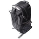 thumbnail image 2 of Mochila negra para exteriores, de nailon, ligera, repelente al agua, para senderismo, deportes, mochila informal de viaje, para hombre, 2 of 14