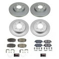 thumbnail image 2 of PowerStop Front and Rear Geomet Coated Brake Rotor and Pad Kit Fits: KIA Select Models CRK8810, 2 of 5