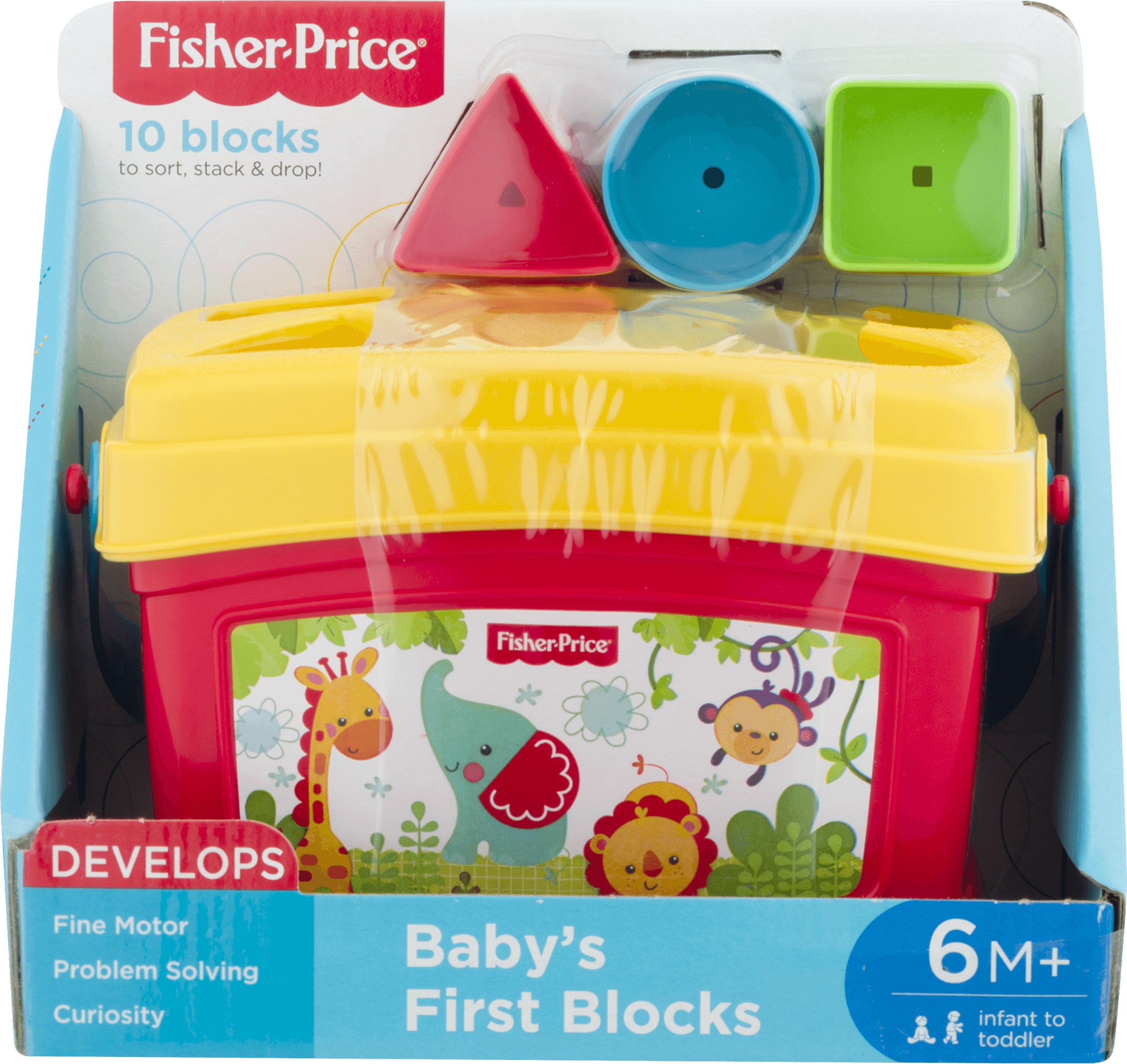 Fisher Price Baby's First Blocks Shape Sorting Toy for Toddlers