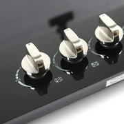 Fetcoi, 30Gas Cooktop 5 Burners Gas Stove Cooktop Tempered Glass Cooktop Gas Hob For Kitchen