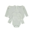 thumbnail image 2 of Bon Bebe Baby Unisex 3-Pack L/S Bodysuits, 2 of 2