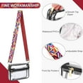 thumbnail image 3 of Kukuzhu Clear Bag Stadium Approved Clear Purse Concert Stadium Clear Crossbody Purse PVC Clear Shoulder Bag Sports, 3 of 6