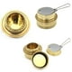 thumbnail image 5 of Fiudx Mini Hornillo Portátil de Alcohol, Regulador de Llama Ajustable, Tapa Extintora, Asa Plegable, Compacto para Camping, Senderismo y Cocina Al Aire Libre, Aleación de Cobre, 140 G, 1 Unidad, 5 of 6