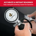 thumbnail image 2 of Dixie EMS Manual Aneroid Blood Pressure Cuff Sphygmomanometer for Adults - Black, 2 of 5
