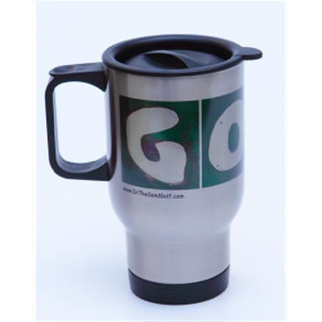 In the Sand Golf Tasses de Voyage de Golf en Acier Inoxydable Steal - 4-14 Oz