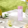 thumbnail image 7 of VWRXBZ 500ml Square Plastic Water Bottle with Tea Infuser, Anti-Slip and Portable Drawstring, Minimalist Design for Outdoor, Travel, Students, 7 of 7