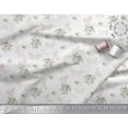 thumbnail image 2 of Soimoi polyester Crepe Fabric Leaves,Floral & Butterfly Printed Fabric 1 Yard 52 Inch Wide, 2 of 3