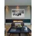 thumbnail image 6 of Marmont Hill Buffalo Grazing Framed Wall Art, 6 of 6
