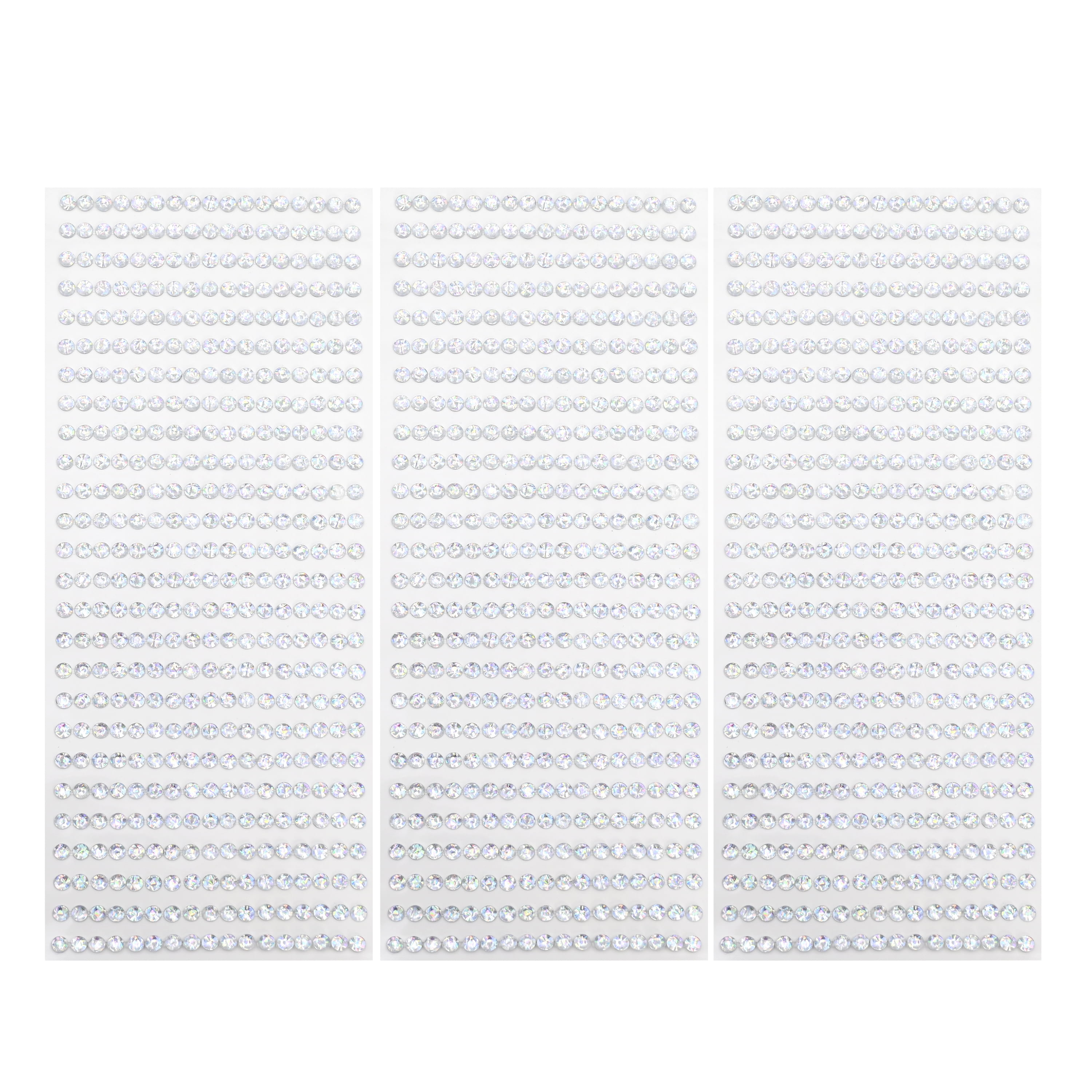 Hello Hobby Clear Acrylic Stickers for Crafting and Scrapbooking, 1,326 Pieces