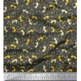 thumbnail image 1 of Soimoi Gray Cotton Cambric Fabric Abstract & Arrow Symbol Print Fabric by the Yard 56 Inch Wide, 1 of 3
