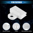 thumbnail image 4 of 4 Pcs Car Window Door Glass Channel Retainer Clip 1.61"x1.57"x0.55" Glass Regulator Holder Sash Clip, 4 of 6