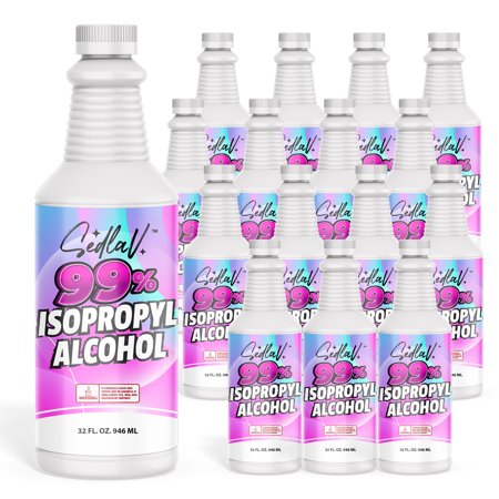 Isopropyl Alcohol 99% Rubbing Alcohol 99% Isopropyl Alcohol 32 Fl Oz Pack of 16