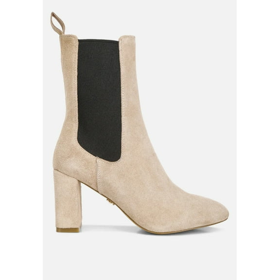 Gaven Suede High Ankle Chelsea Boots