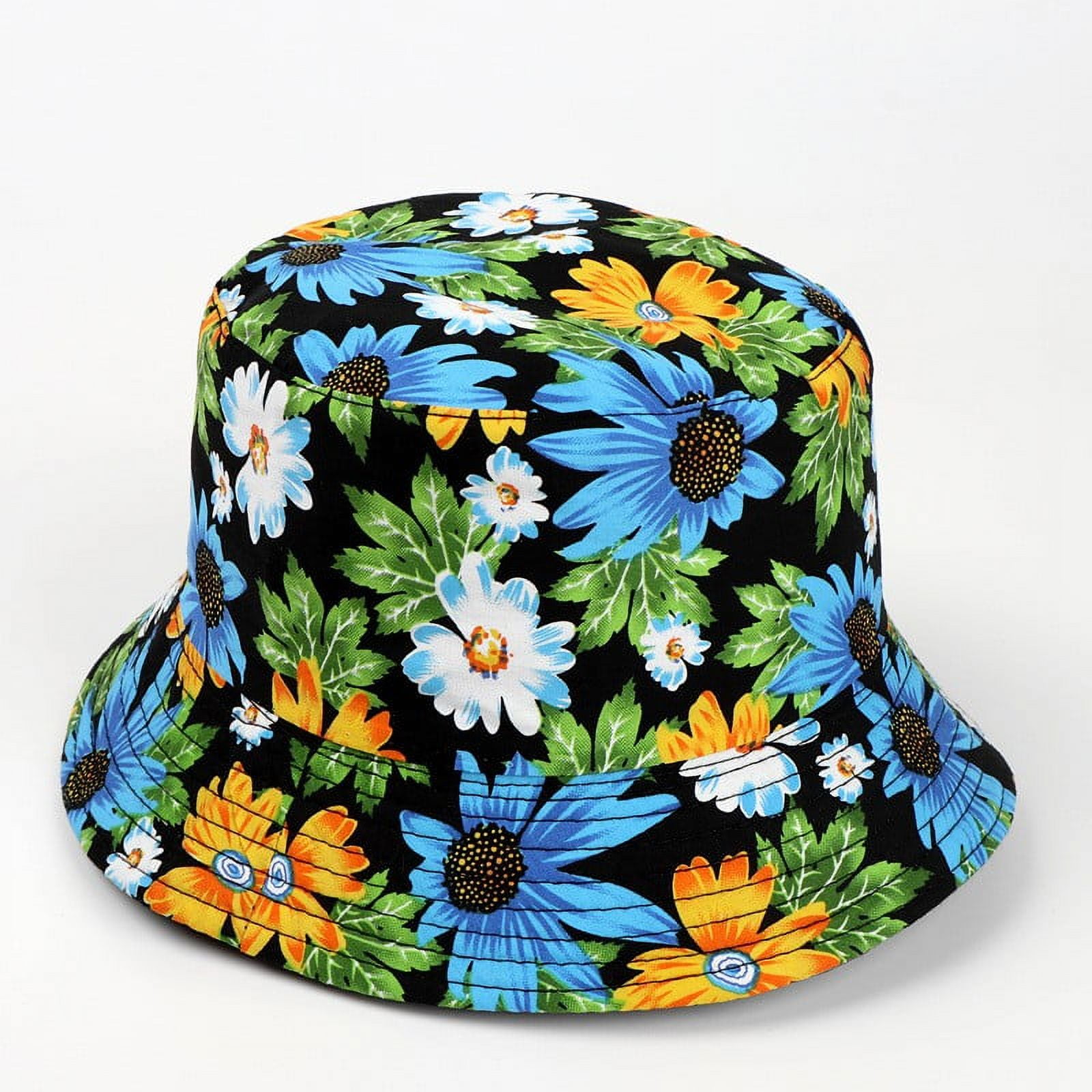 Bucket Hat Men Unisex Fashion Double Sided Climbing Bucket Hat Reversible  Coconut Tree And Flowers Printed Fisherman Cap Travel Sunhat Fisherman Cap  Packable Outdoor Sun Hats Golfing Hats for Men 