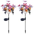 thumbnail image 1 of Estaca Patio 2 Luces Solares Decorativas Mariposa para, 1 of 9