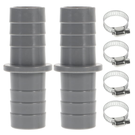KALLORY Drain Hose Extension Adapter Abs 2 Sets 6.5x2.8x2.8in