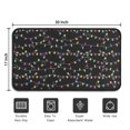 thumbnail image 5 of Multicolor Christmas Light Pattern Door Rugs,Washable Non Slip Door Mats Indoor,Decorative Door Mats,Entry Mat Indoor for Entrance,Bedroom,Kitchen,Bathroom,30"x17", 5 of 6