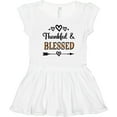 thumbnail image 3 of Inktastic Thanksgiving Greeting Thankful Blessed Girls Toddler Dress, 3 of 5