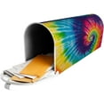 thumbnail image 5 of Abstract Swirl Design Tie Dye Magnetic Mailbox Cover Standard Size 25.5''''x21'''' Inch for Garden, 5 of 6