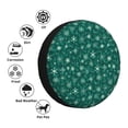 thumbnail image 4 of Susaid Christmas Snowflakes Print Tire Covers,Waterproof Anti-UV Snow Sun Rain Tire Covers for RV,Truck, SUV, Trailer, Camper-15 inch, 4 of 6