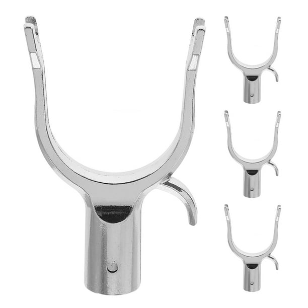 4 soportes metálicos para ramas de árbol, fáciles de instalar, para sujetar ramas pesadas, suministros de jardinería, diámetro de orificio de 16 mm.