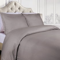 BNM 300 Thread Count Egyptian Cotton Duvet Cover, King/ California King, Grey