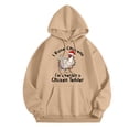 thumbnail image 4 of WEAIXIMIUNG Sweat à Capuche à Fermeture à Glissière pour Femmes Long Mode Imprimé Décontracté Ample, 4 of 4